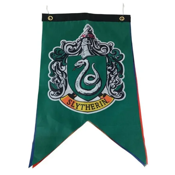 Conquest Journals Set Of 5 Harry Potter Wizard House Banner Flags 12" x 20" - Picture 1 of 5